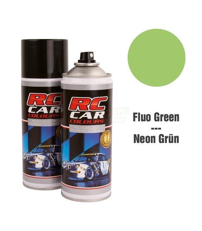 Pintura spray lexan verde fluor 150ml - E1rc.com