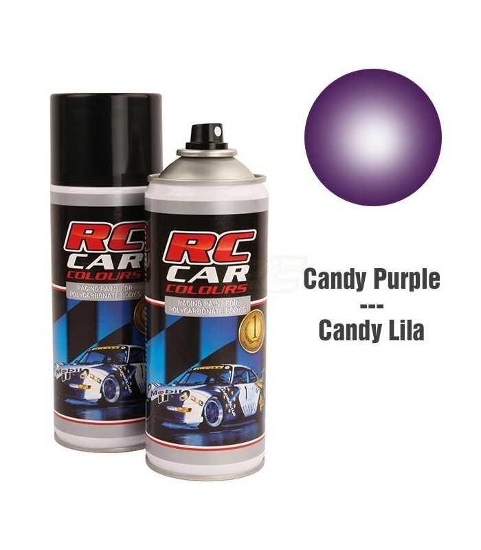 Pintura spray lexan purpura candy 150ml - E1rc.com