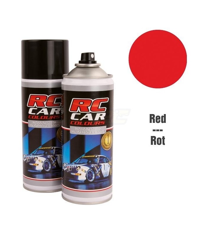 Pintura spray lexan rojo 150ml - E1rc.com