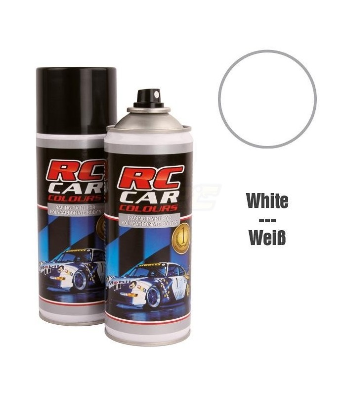 Pintura spray lexan blanco 150ml - E1rc.com