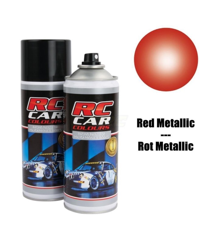 Pintura spray lexan rojo metalico 150ml - E1rc.com