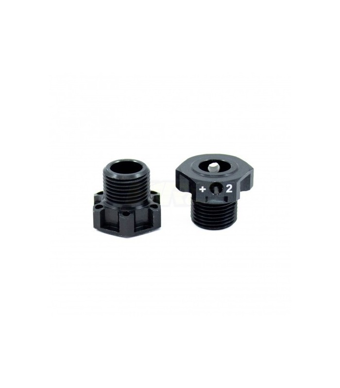Hexagono de rueda aligerado ultimate +2mm (2u) - E1rc.com