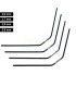 Set barras estabilizadoras ultimate traseras (4u) - E1rc.com