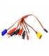 Cable de carga multiconectores con conector XT60 - E1rc.com