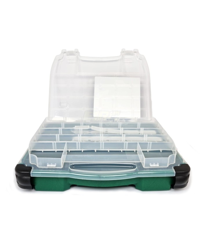 Maleta de herramientas dos alturas verde - E1rc.com