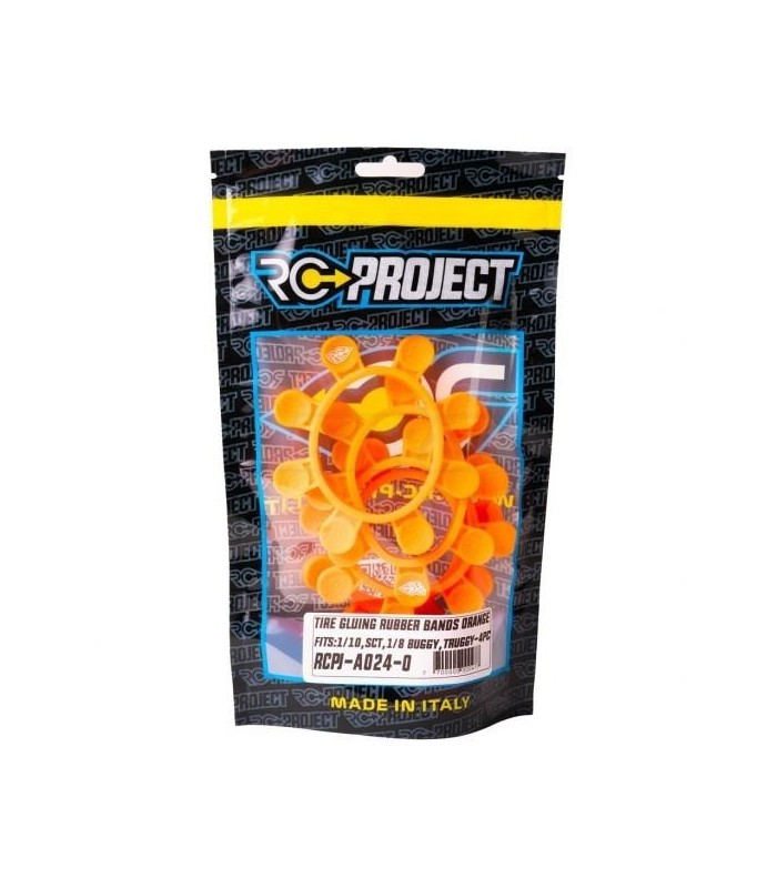 Gomas de pegado de neumaticos RcProject naranja - E1rc.com