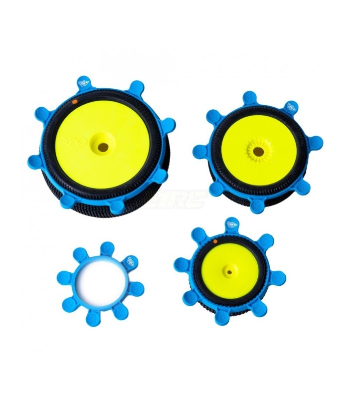 Gomas de pegado de neumaticos RcProject azul - E1rc.com