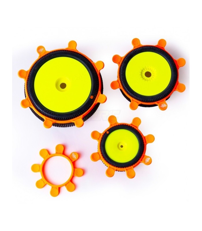 Gomas de pegado de neumaticos RcProject naranja - E1rc.com