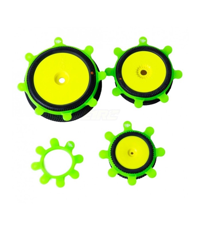 Gomas de pegado de neumaticos RcProject verde - E1rc.com