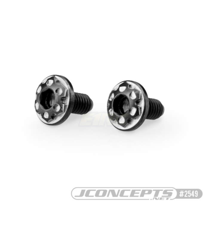 Tornillos de titanio de motor Jconcepts 3x6mm - E1rc.com