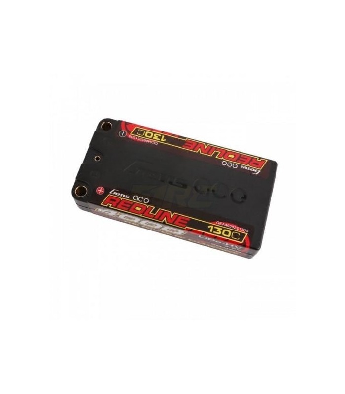 Gens Ace 4000MAH shorty 7.6V HV 130C 2S1P 5mm - E1rc.com