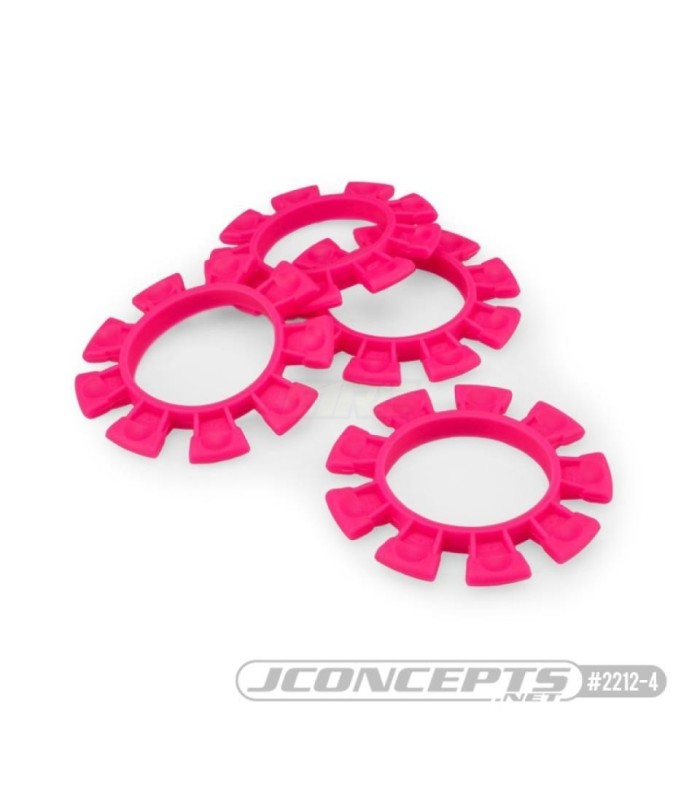 Gomas de pegado Jconcepts rosa 1/10 Sct y 1/8