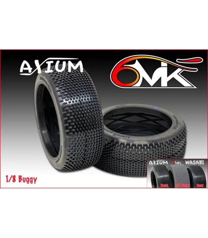 Axium (delantera) plata 6mik solo goma 1/8 2u - E1rc.com