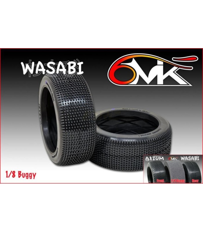 Wasabi (trasera) plata 6mik solo goma 1/8 2u - E1rc.com