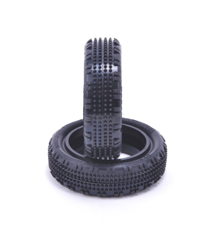 Rueda Fushion slim 1/10 2wd delantera amarilla - E1rc.com