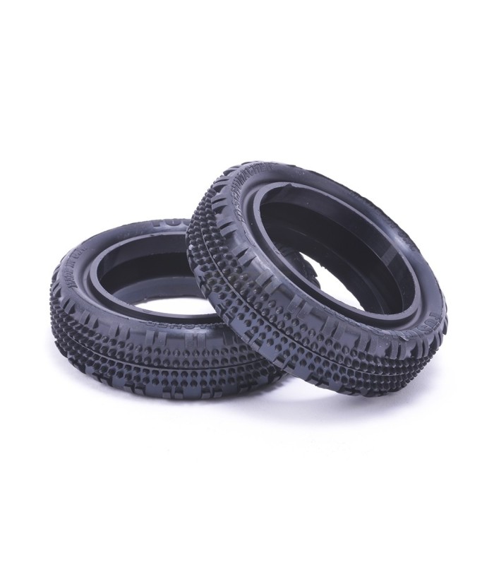 Rueda Fushion slim 1/10 2wd delantera amarilla - E1rc.com