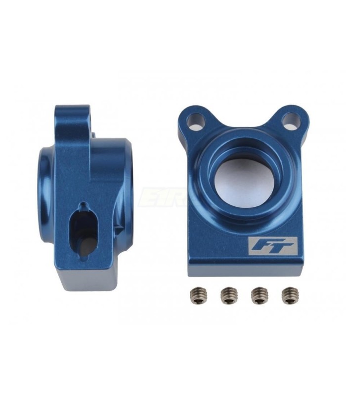Manguetas traseras aluminio azules B74.1 FT - E1rc.com