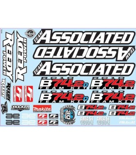 Pegatinas asso B74 2