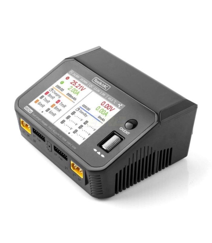 Cargador Duo AC/DC M6DAC Lipo 1-6S 15A toolkit