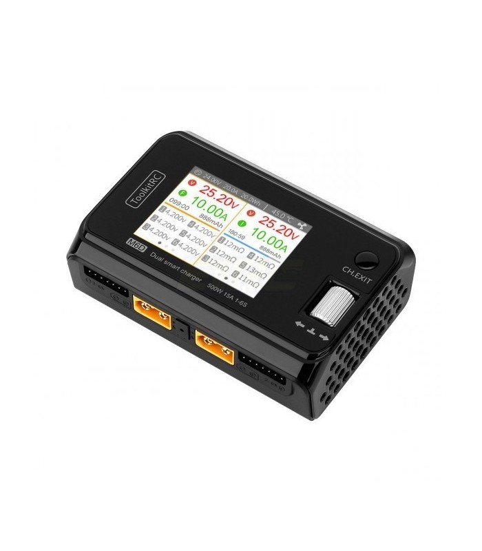Cargador M6D Lipo 1-6S 15A Duo DC 7-28V Toolkit - E1rc.com