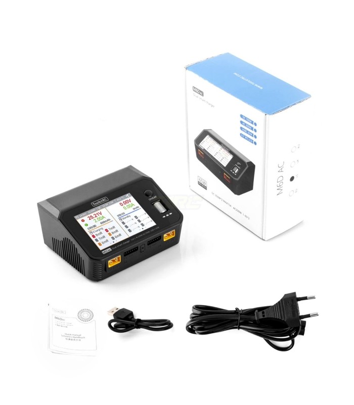 Cargador Duo AC/DC M6DAC Lipo 1-6S 15A toolkit