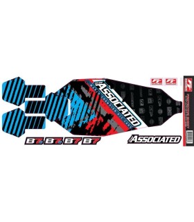 RC10B7 protector de chasis