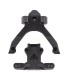 RC10B7 FT Top Plate and Ballstud Mount, carbon - E1rc.com