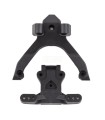 RC10B7 FT Top Plate and Ballstud Mount, carbon