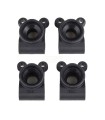 RC10B7 FT Rear Hubs, carbon
