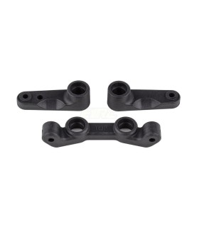 RC10B7 FT Steering Bellcrank and Rack Set  carbon