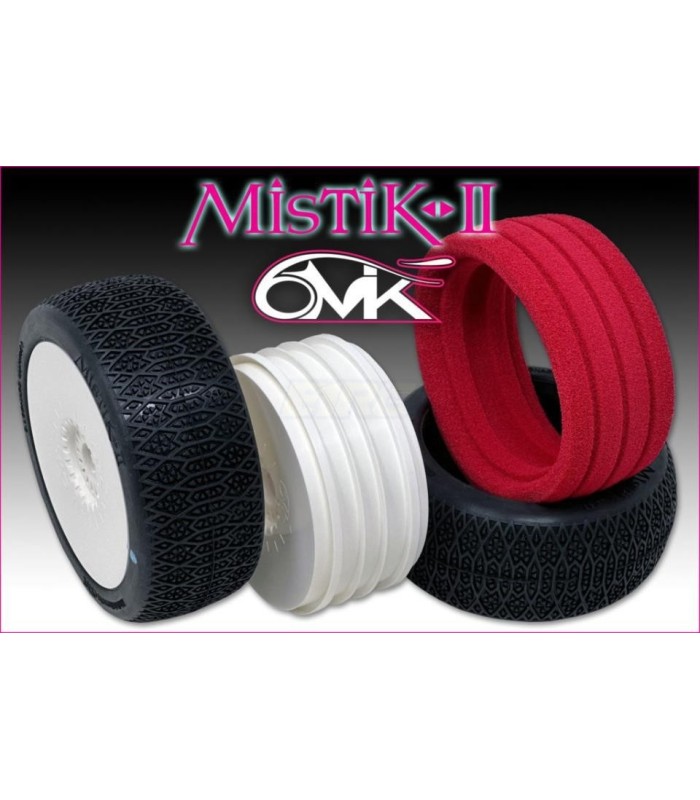 Mistik II verde+llanta blanca+insert SIN pegar - E1rc.com