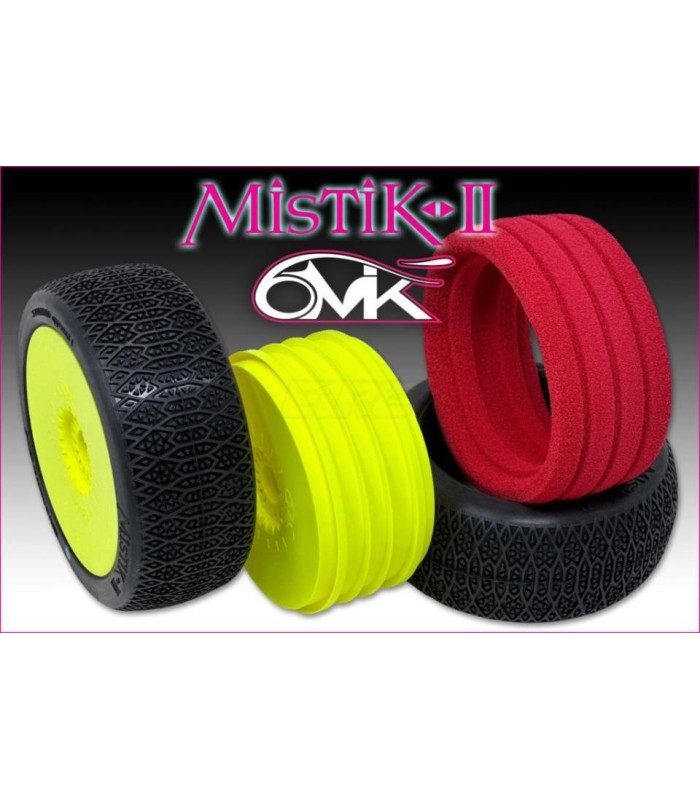 Mistik II azul +llanta amarilla+insert SIN pegar - E1rc.com