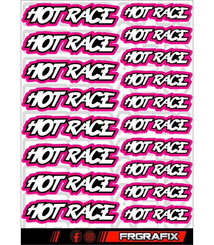 Logos Hot Races rosa - E1rc.com