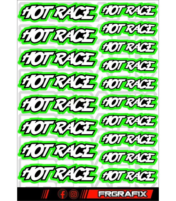 Logos Hot Races verde - E1rc.com