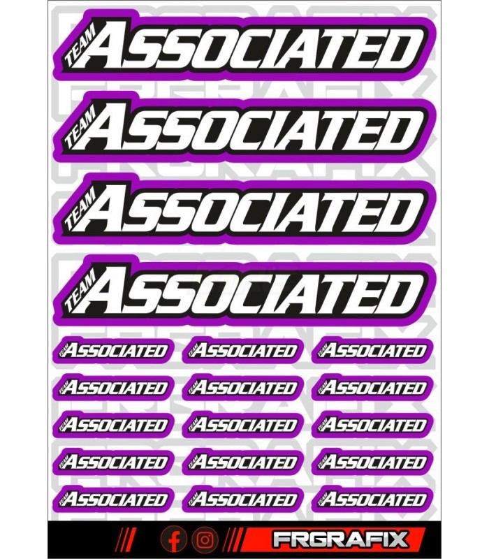Logos Team Associated morado - E1rc.com