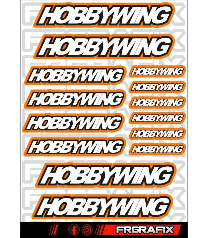 Logos Hobbywing naranja - E1rc.com