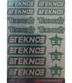 Logo Tekno metalizado verde