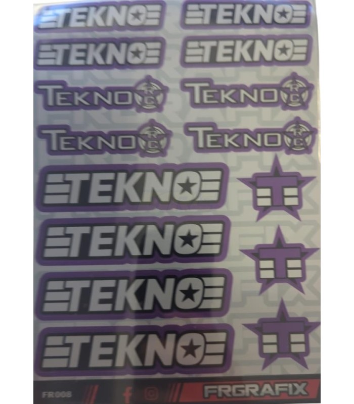 Logo Tekno metalizado morado - E1rc.com