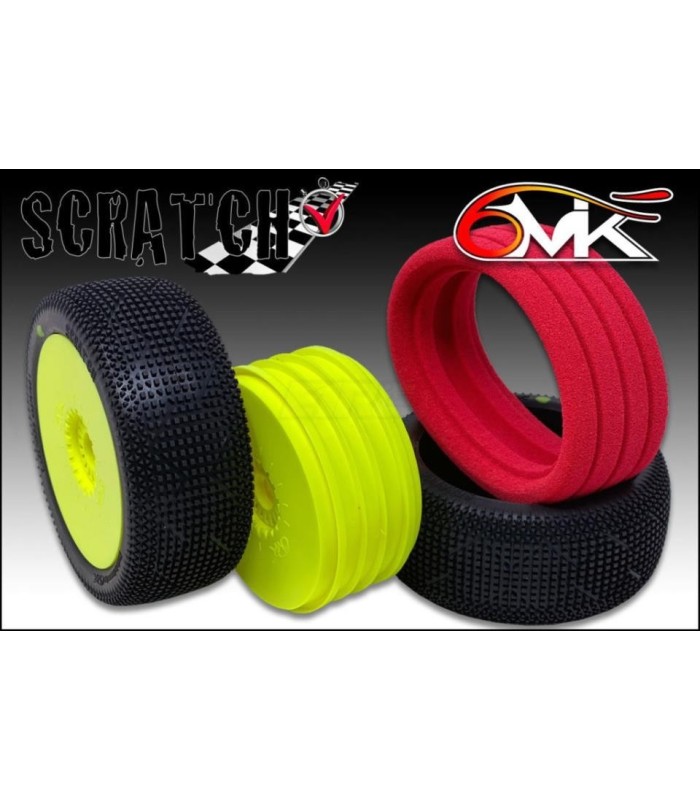 Scratch morada rueda+llanta amarillo+insert - E1rc.com