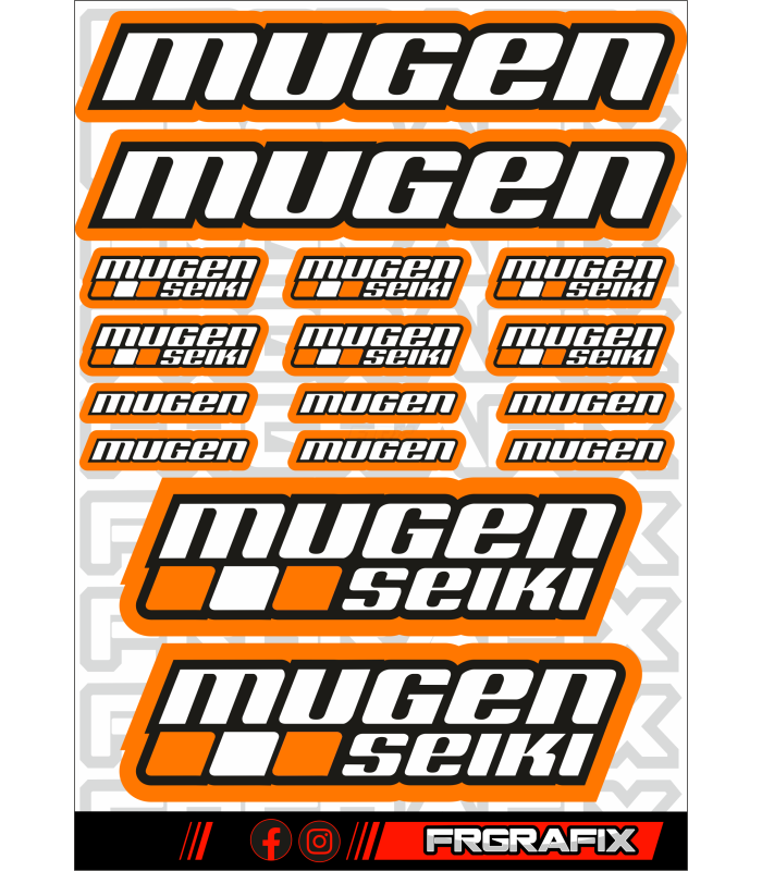 Logos Mugen naranjas - E1rc.com