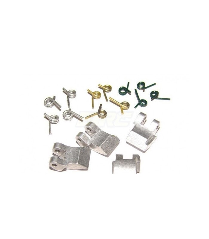 Set zapatas y muelles aluminio JVD - E1rc.com