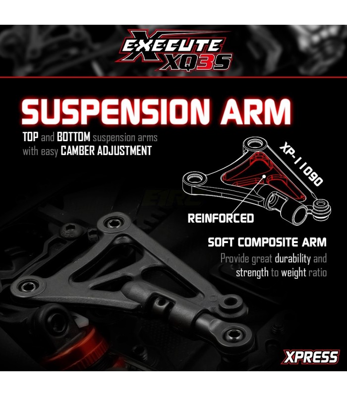 Xpress Execute XQ3S 1/10 4wd touring car kit - E1rc.com
