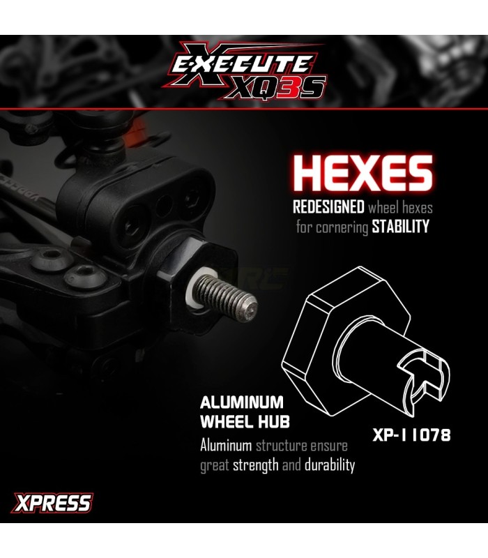 Xpress Execute XQ3S 1/10 4wd touring car kit - E1rc.com