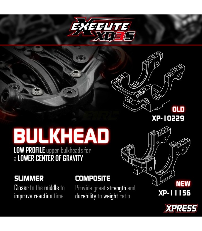 Xpress Execute XQ3S 1/10 4wd touring car kit - E1rc.com