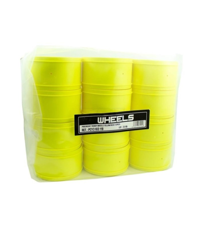 Llanta procircuit TRUGGY amarilla bulk (12u) - E1rc.com