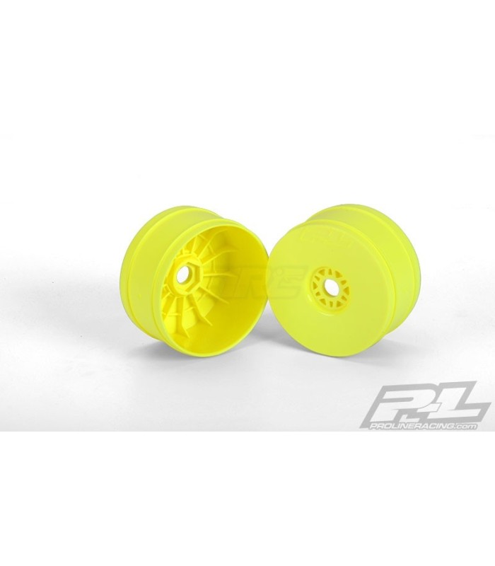 Llanta proline 1/8 Velocity 17mm amarilla (4ud) - E1rc.com