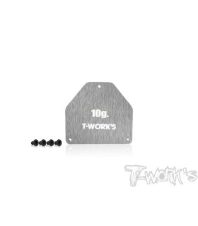 Peso debajo de servo en acero 10G  RC10 B7 