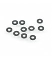 Arandela M2.6×6.0x0.5mm negra (10ud)