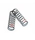 Muelles (1,5 x 9,5T, 3,83 lb/in, 73 mm, rojo) - E1rc.com