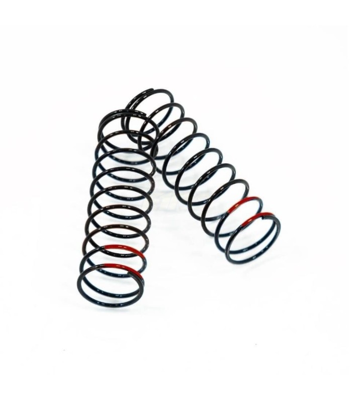 Muelles (1,5 x 9,5T, 3,83 lb/in, 73 mm, rojo) - E1rc.com